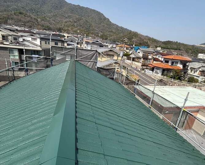 広島市　K様邸　屋根塗装工事