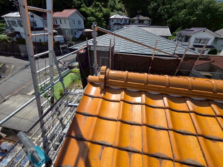 安佐北区　N様邸　棟積み替え・外壁一部補修工事