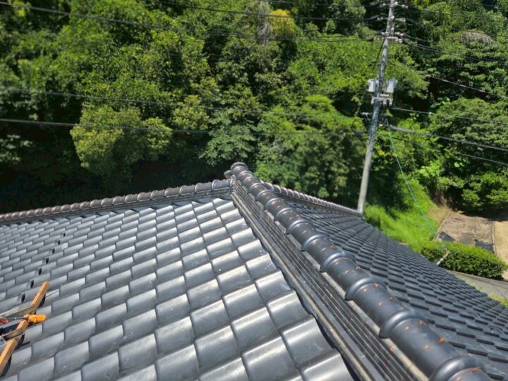 安佐北区　K様邸　棟積み直し工事