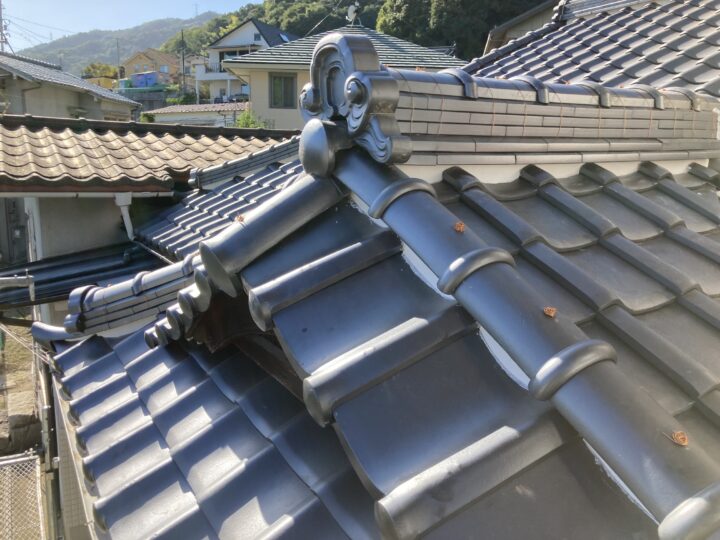 広島市安佐南区　I様邸　瓦葺き替え工事（三州瓦）