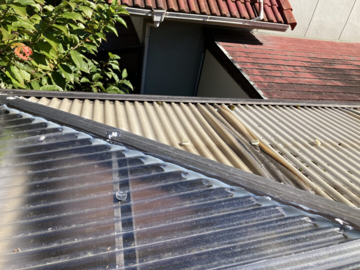 広島市安佐北区　H様邸　波板交換