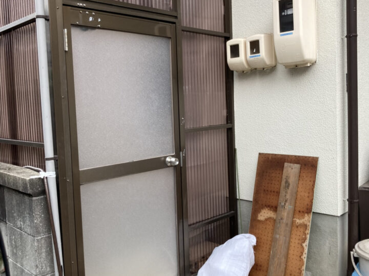 広島市安佐南区　K様邸　小屋波板交換