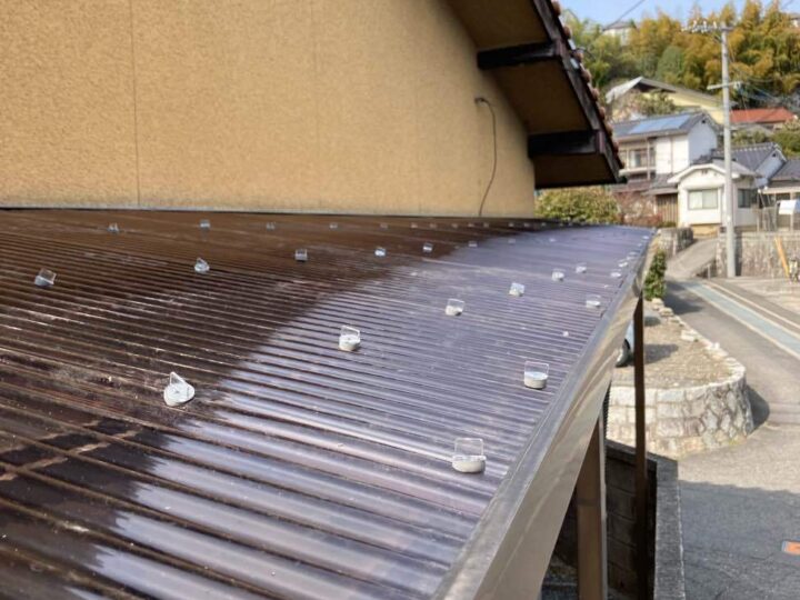 広島市安佐南　U様邸　波板交換