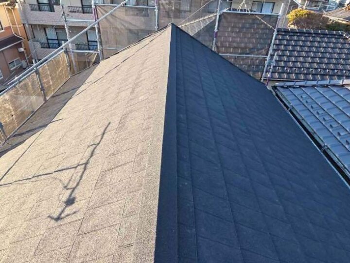 広島市安佐南区　Ｎ様邸　屋根葺き替え・外壁塗装工事