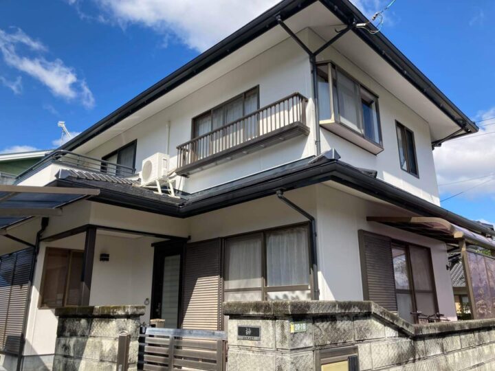 広島市安佐北区　S様邸　外壁塗装・雨樋全交換工事