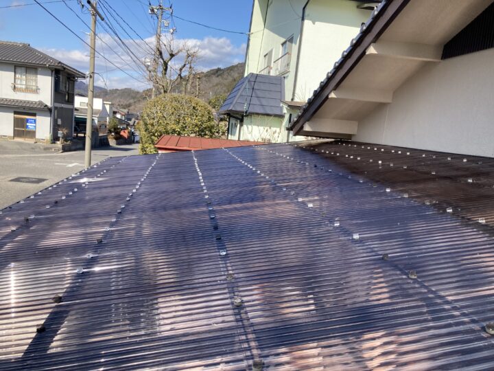 広島市安佐北区　Y様邸　波板交換