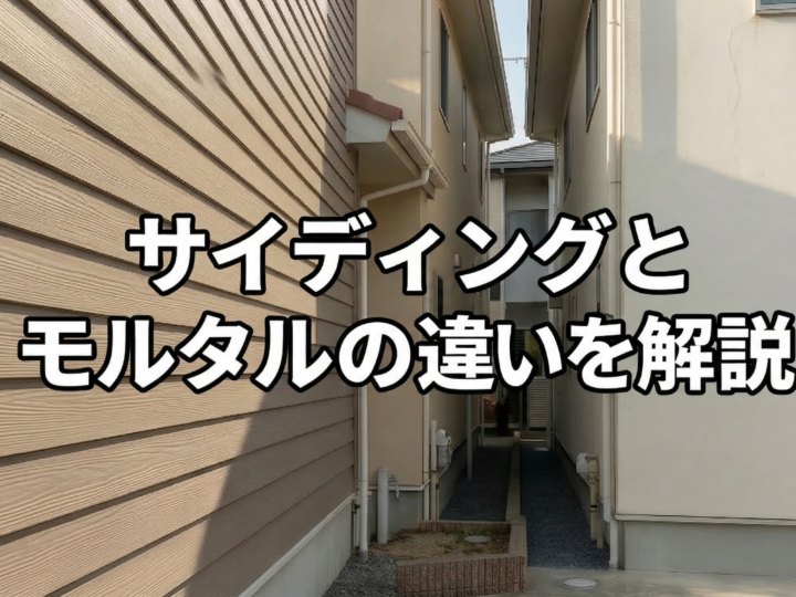 広島の外壁塗装で悩む方へ!サイディングとモルタルの違いを解説