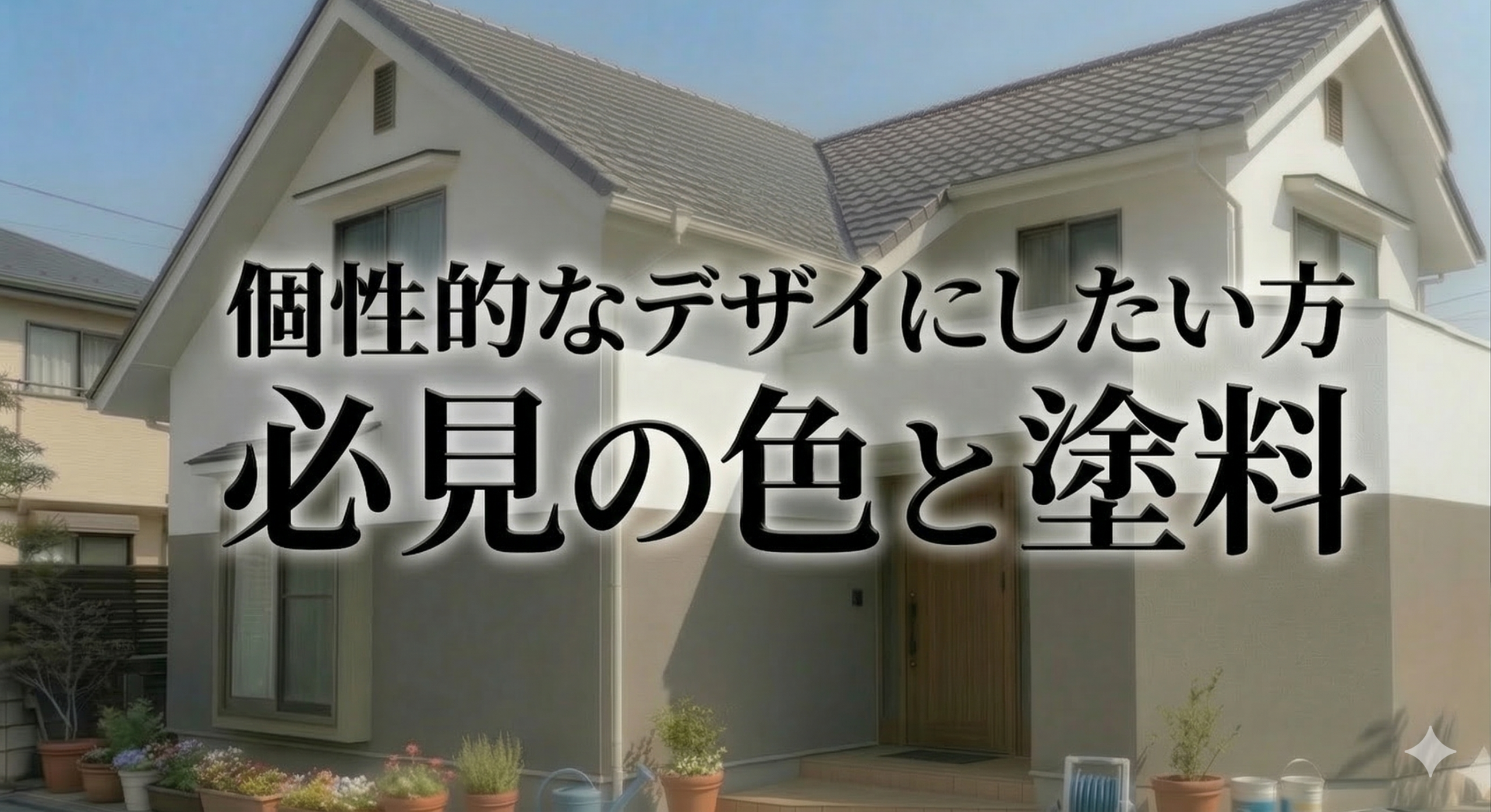 個性的なデザインにしたい方必見の色と塗料