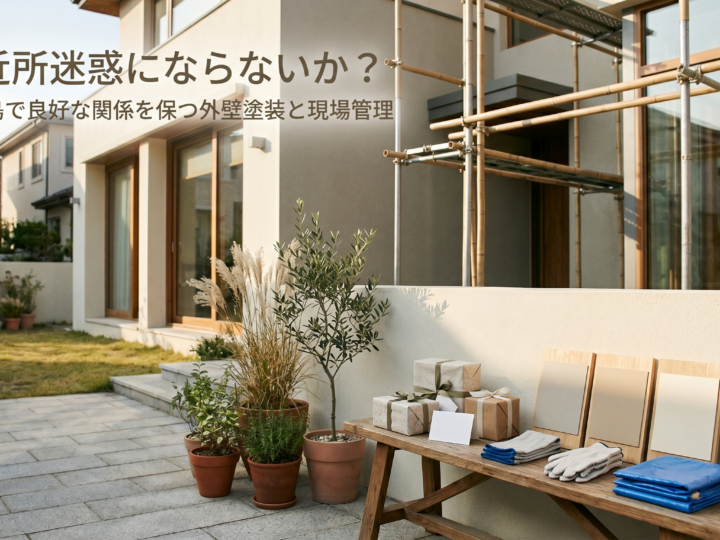 近所迷惑にならないか?広島で良好な関係を保つ外壁塗装と現場管理
