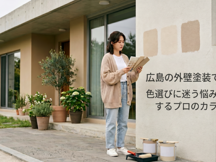 広島の外壁塗装で安心!色選びに迷う悩みを解決するプロのカラー提案