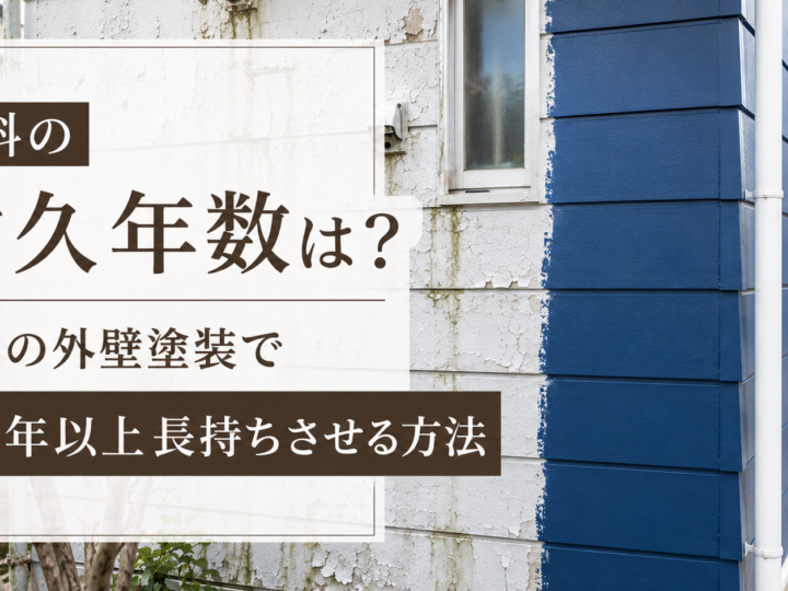 塗料の耐久年数は?」広島の外壁塗装で10年以上長持ちさせる方法