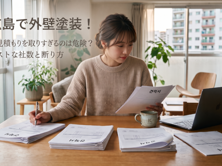 広島で外壁塗装!相見積もりを取りすぎるのは危険?ベストな社数と断り方