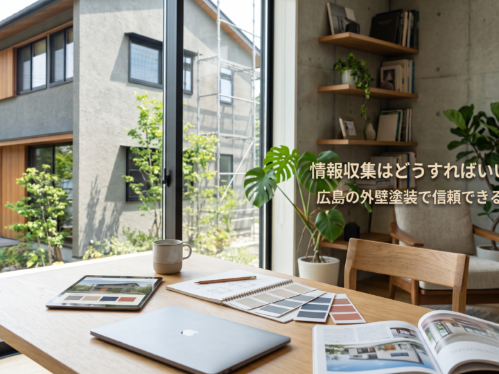情報収集はどうすればいいか解説!広島の外壁塗装で信頼できる直接相談
