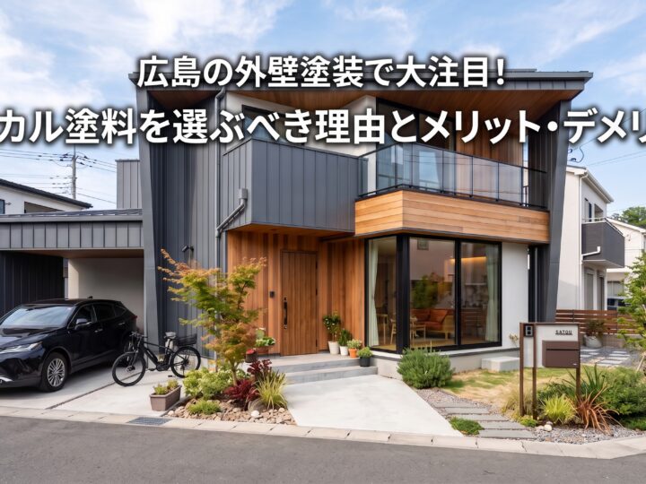 広島の外壁塗装で大注目!ラジカル塗料を選ぶべき理由とメリット・デメリット