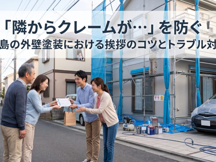「隣からクレームが…」を防ぐ!広島の外壁塗装における挨拶のコツとトラブル対策